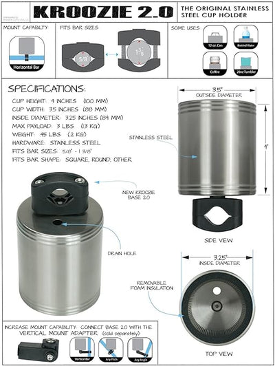 Kroozie Cup Holder 2.0