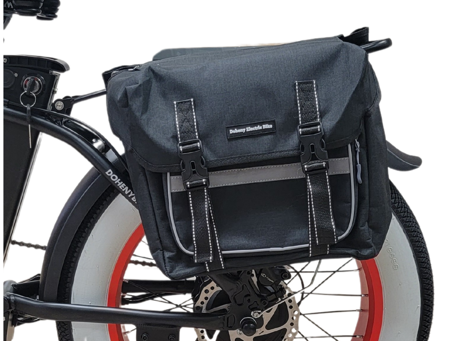 Happy EBikes | Bike Accessories | Bike Rear Pannier Bag Black